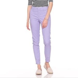 Old Navy Periwinkle Lilac Mid-Rise Chino Pixie Pants